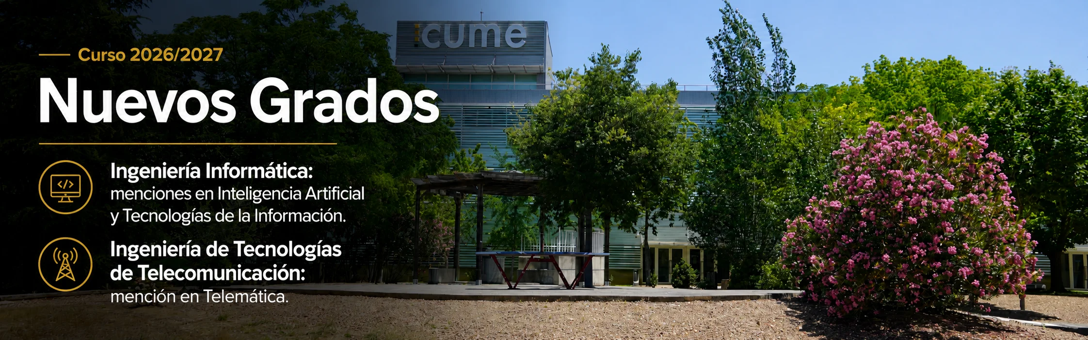 Nuevos Grados Curso 2026-2027